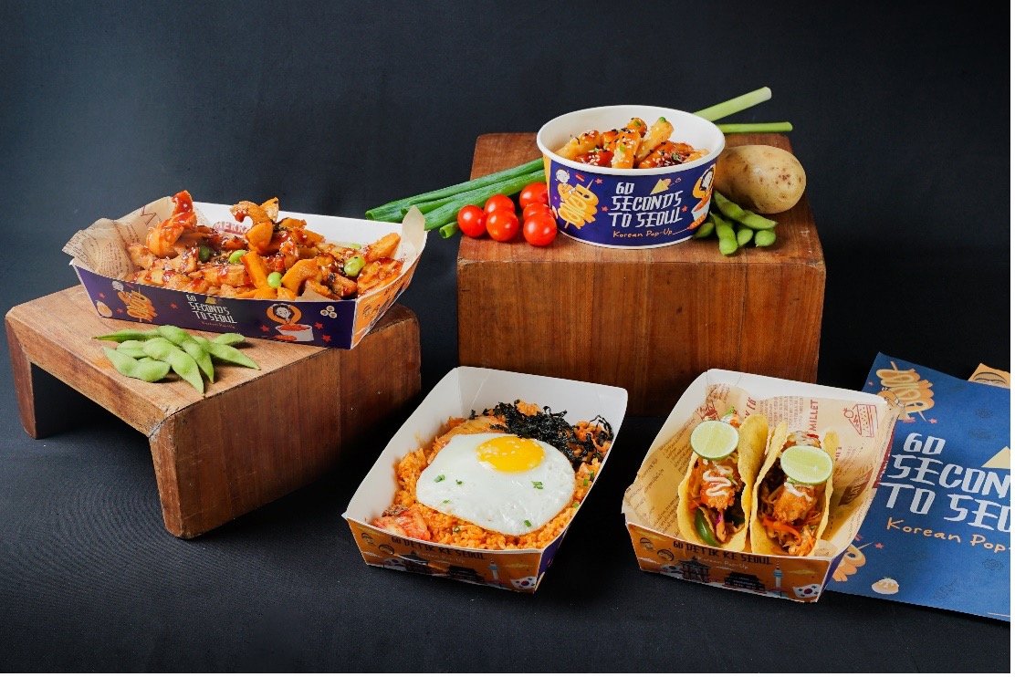Rangkaian menu "60 Seconds to Seoul" menampilkan variasi hidangan ikonik. (Dok. Aston to Faktakalbar.id)