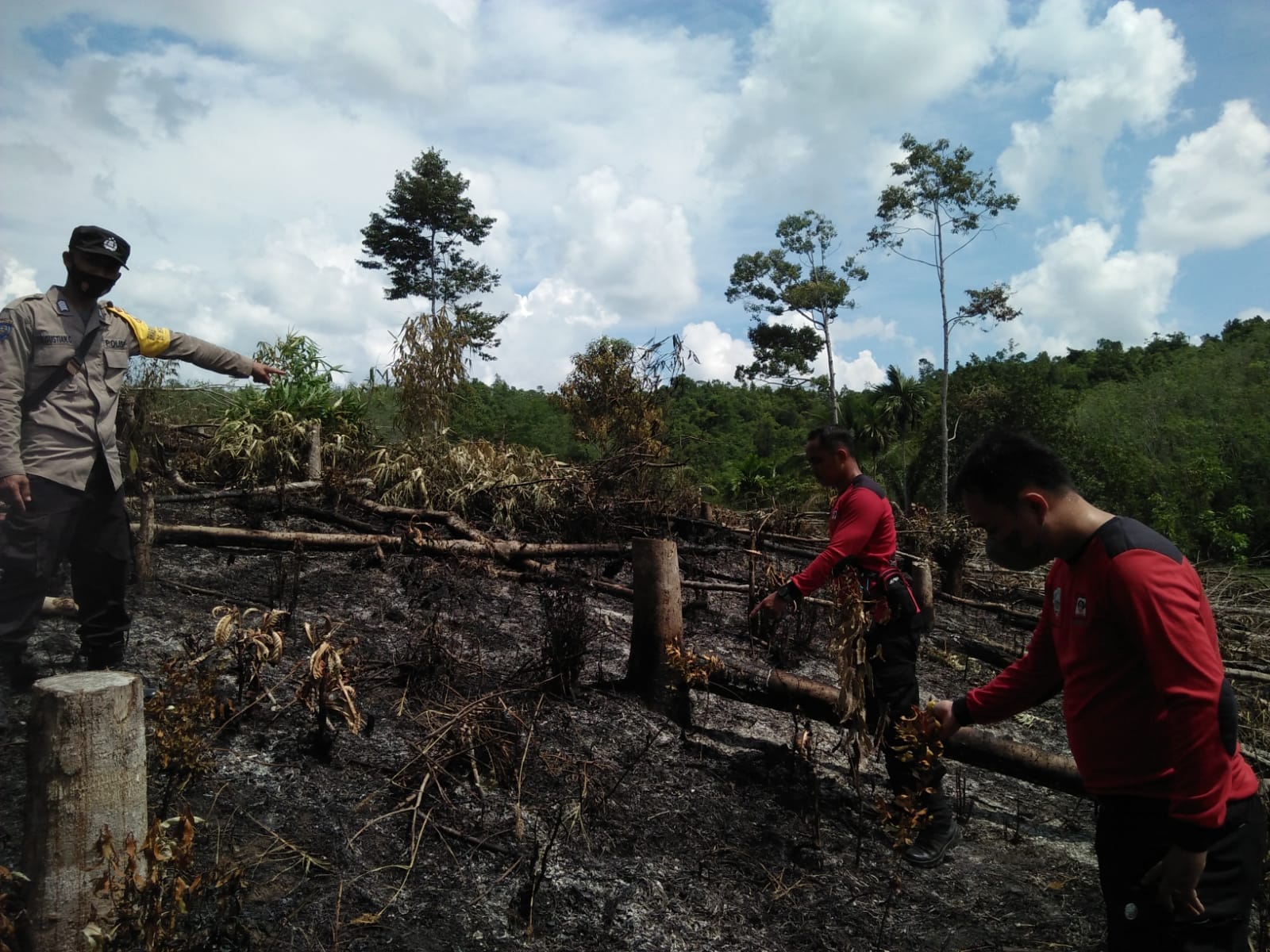 Periksa Hot Spot,Polres Bengkayang Tinjau Lokasi