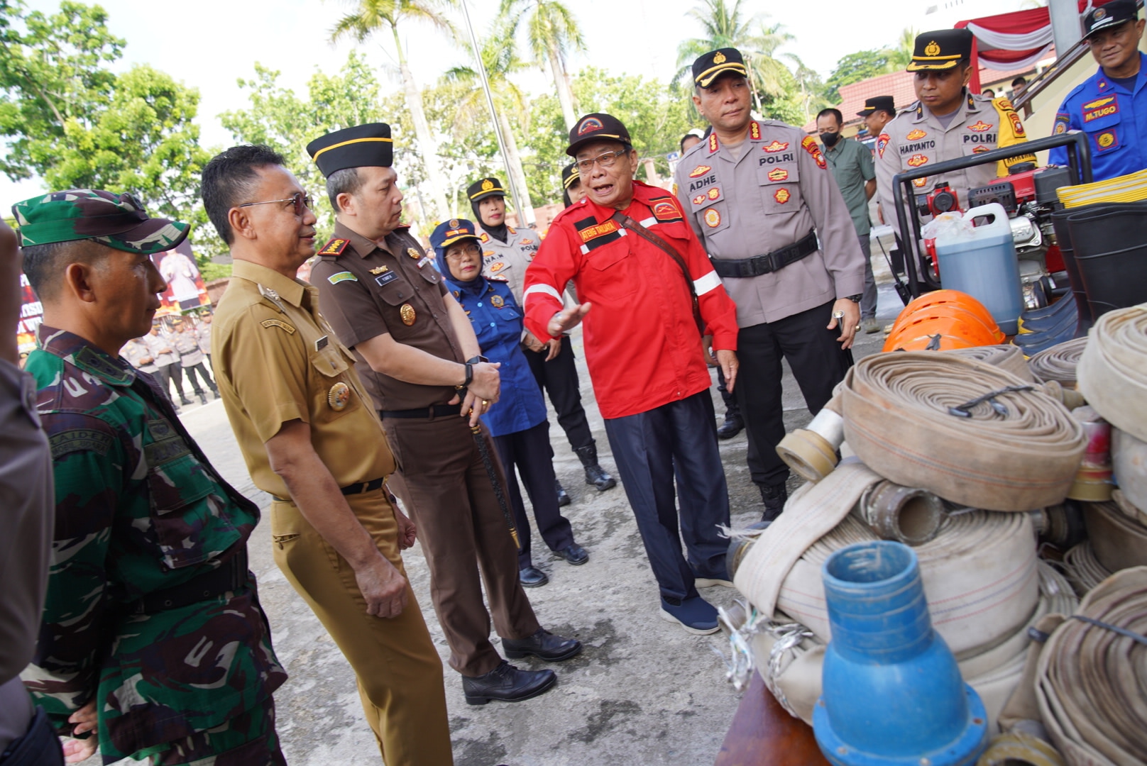 Edi Kamtono Periksa Perlengkapan Penanggulangan Karhutla