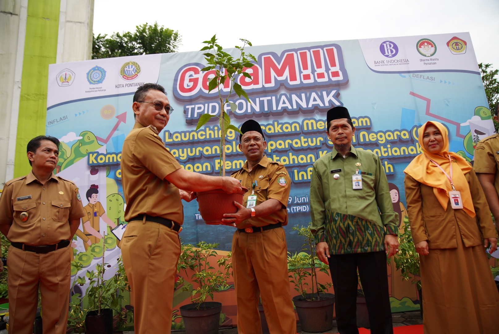 Kendalikan Inflasi, Pemkot Pontianak Canangkan Gerakan Menanam Sayur
