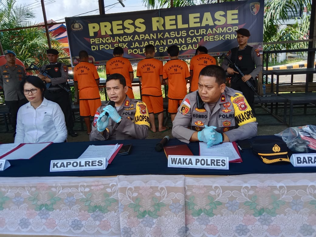 Empat Tersangka Pencurian Mobil dan Motor Dibekuk, Satu Penadah Ikut Diangkut
