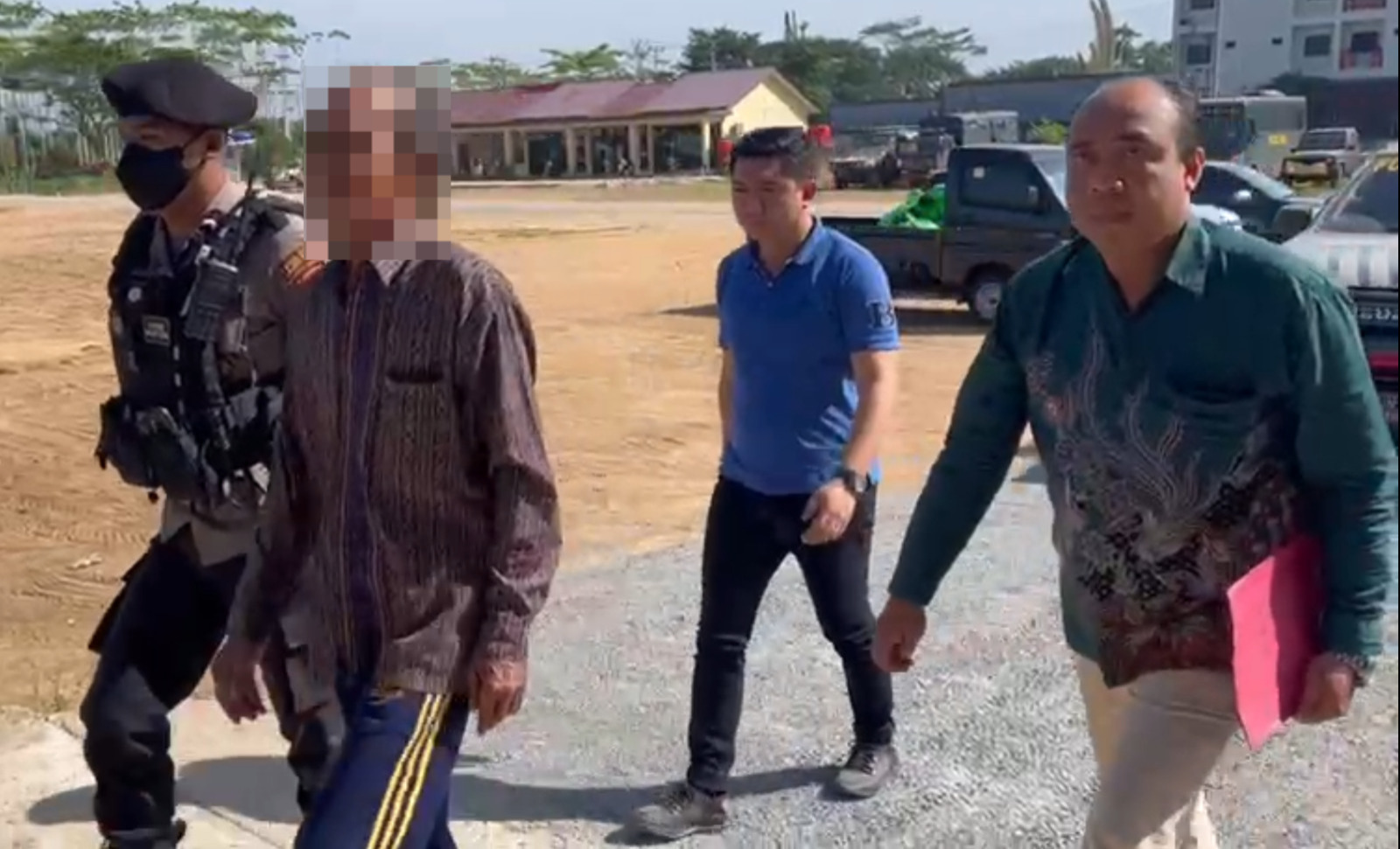 60 Hektar Lahan Terbakar, Seorang Pria Tua Ditangkap Polres Kubu Raya