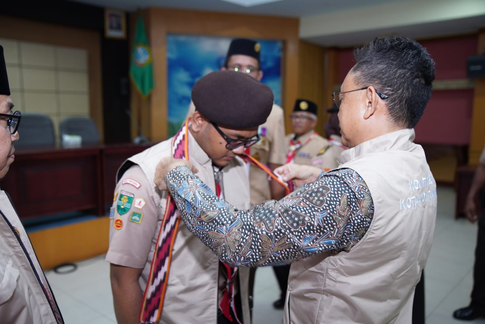Lepas Kontingen Pontianak, Edi Ingatkan Jaga Kekompakkan di Raimuna Nasional