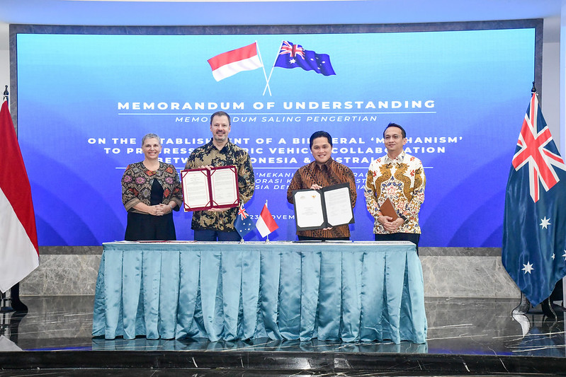 Indonesia dan Australia Mitra dalam Kendaraan Listrik