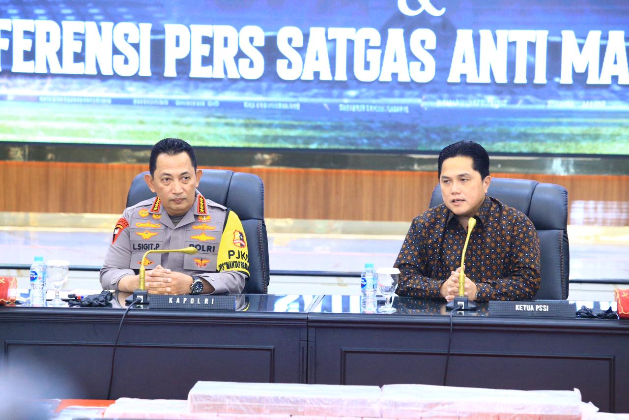 Polri dan PSSI Pastikan Sikat Mafia Skor Sepak Bola