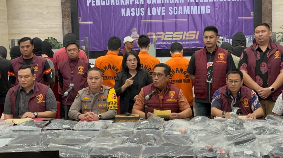 Sindikat Penipuan Love Scamming Dibongkar Polri