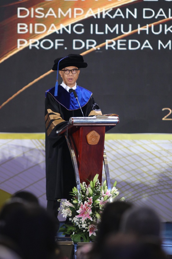 Pengukuhan Prof. Dr. Reda Manthovani, S.H., LL.M. Sebagai Guru Besar Bidang Ilmu Hukum Pidana Universitas Pancasila