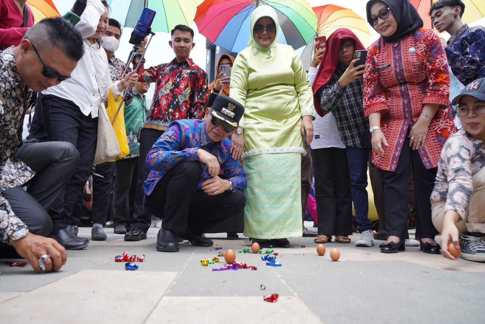 Momen Istimewa Kulminasi Matahari di Hari Kunjungan Presiden di Pontianak