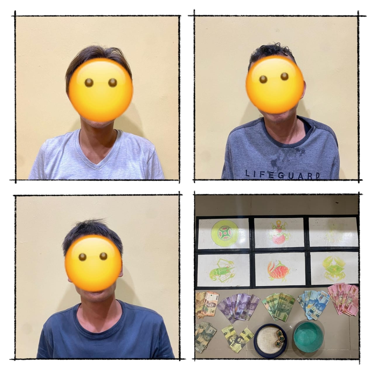 Polres Melawi Ungkap Perjudian Kolok-Kolok Saat Operasi Pekat
