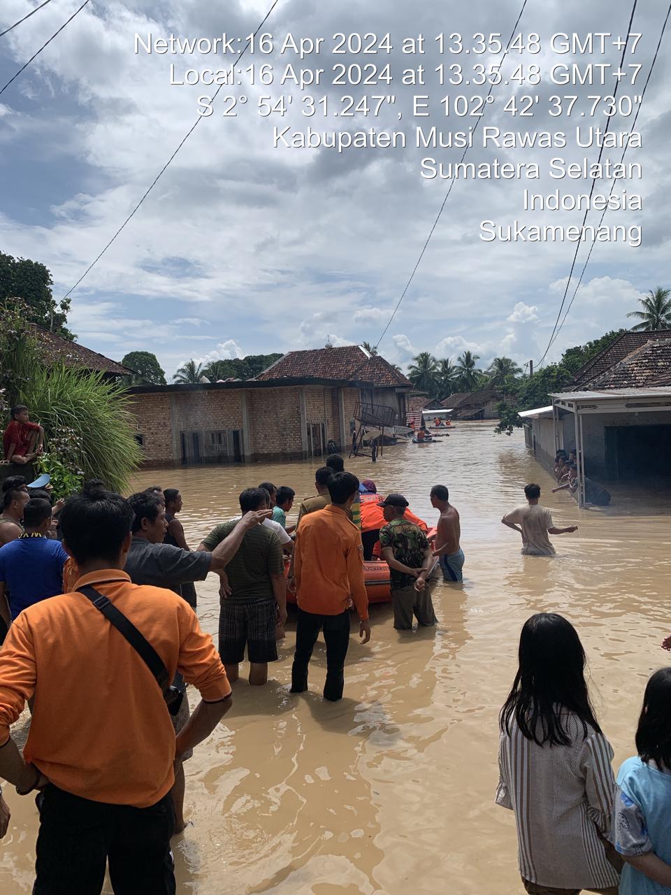 Banjir Bandang Terjang Musi Rawas Utara