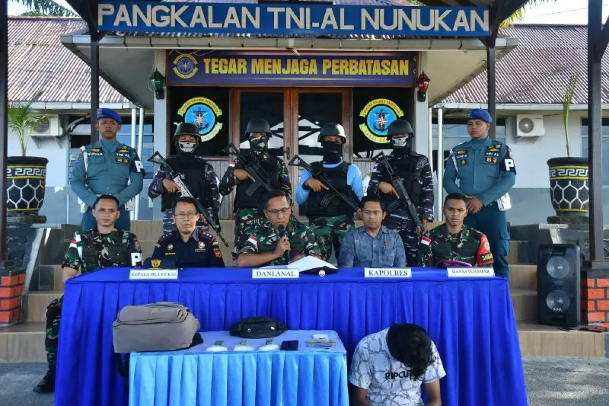 Satgas TNI AL Gagal Penyelundupan Narkoba Jaringan Malaysia di Nunukan