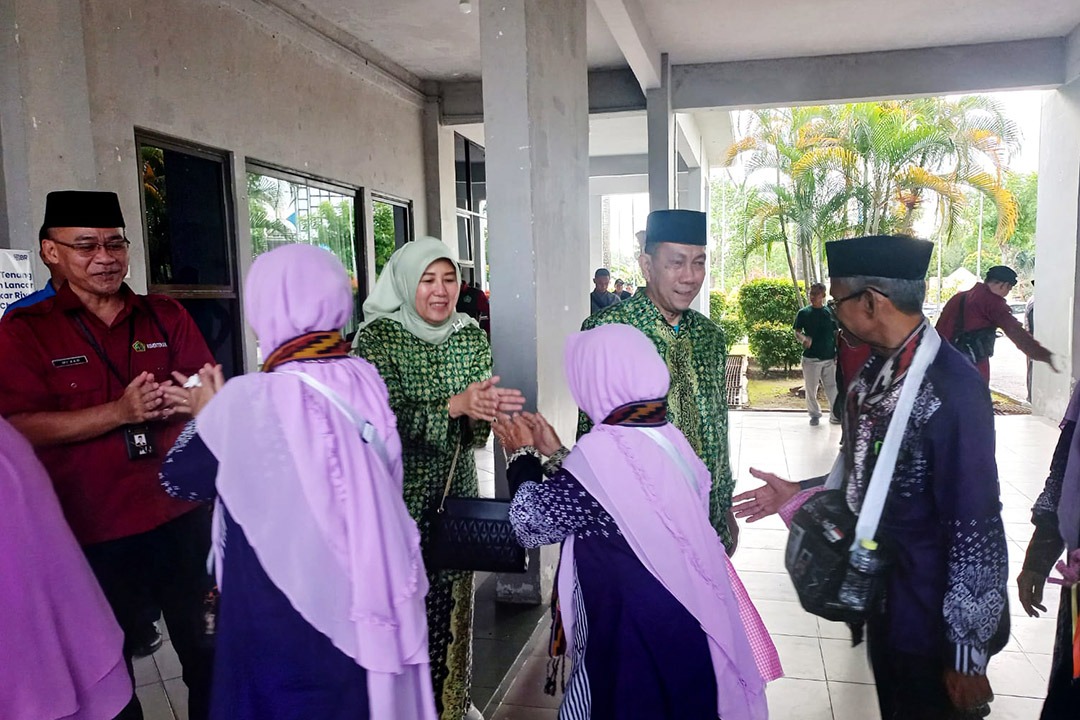 Sekda Zulkarnain Sambut 637 JCH Pontianak Sebelum Bertolak ke Tanah Suci