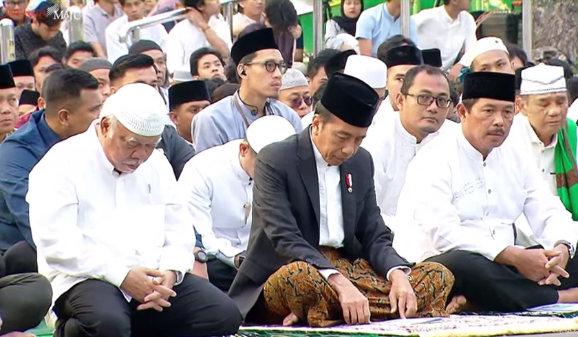 Salat Idul Adha di Semarang, Jokowi : Berkurban sebagai Ekspresi Syukur Atas Berkah Allah