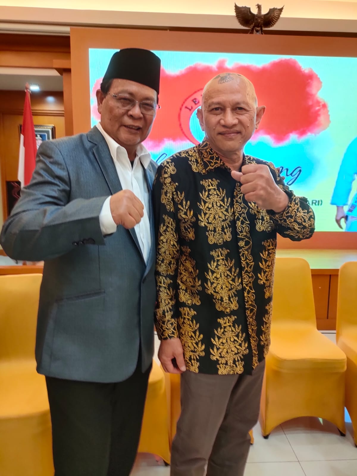 Bruder Stepanus Paiman.OFM.Cap Hadiri Rakernas PB Lemkari