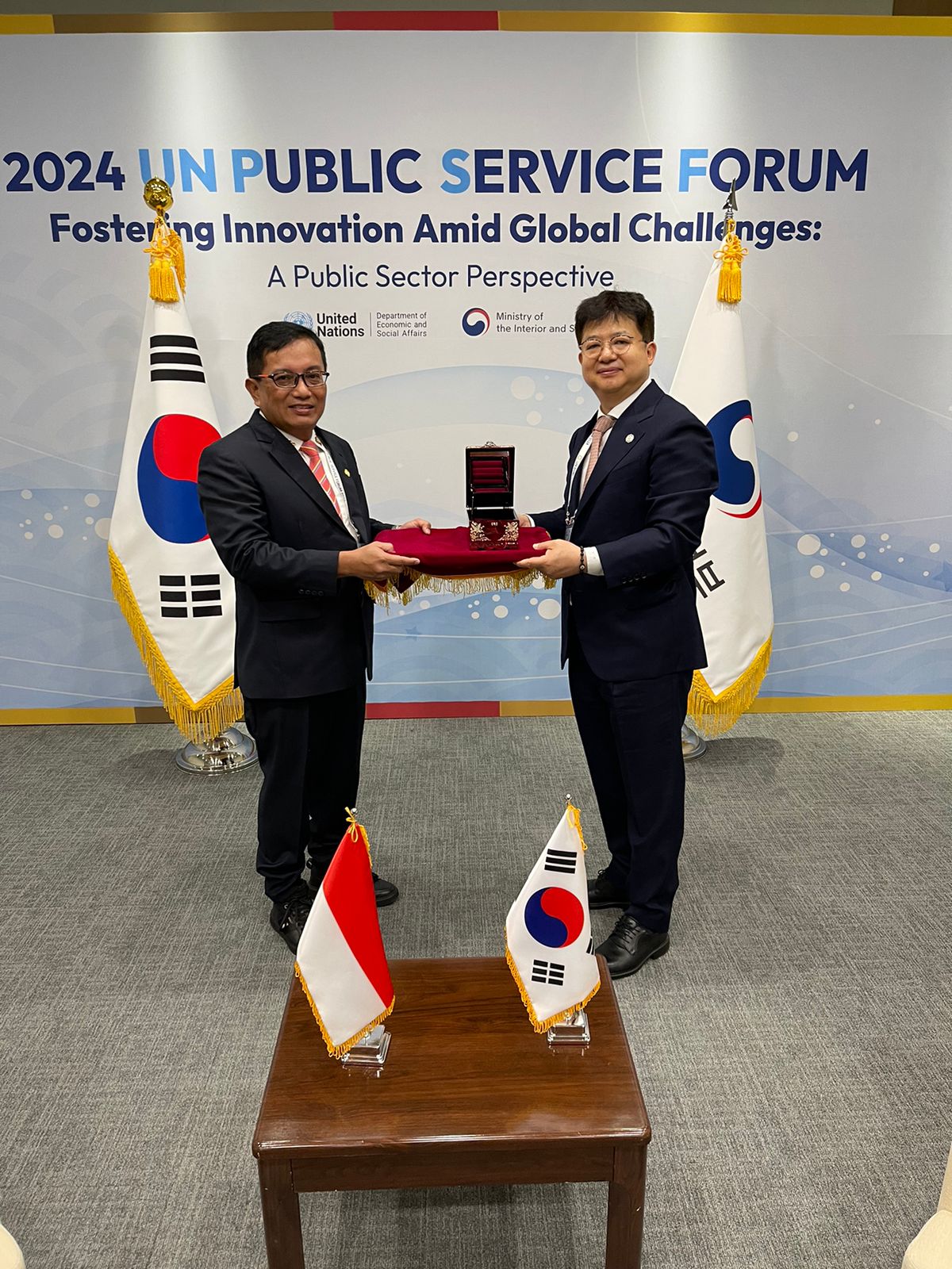 Pertemuan Bilateral BNPB dan Korea Bahas Penanggulangan Bencana