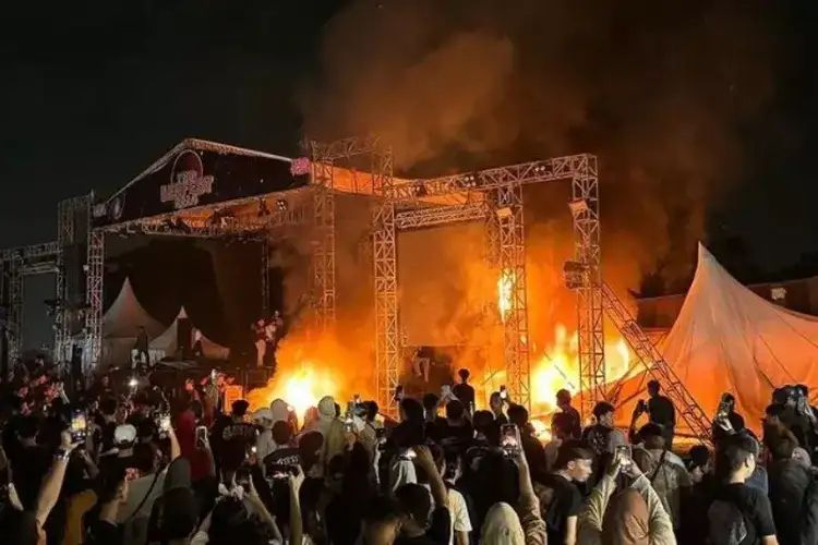 Konser Musik di Tangerang Berujung Rusuh hingga Pembakaran, Ketua Panitia Jadi Tersangka