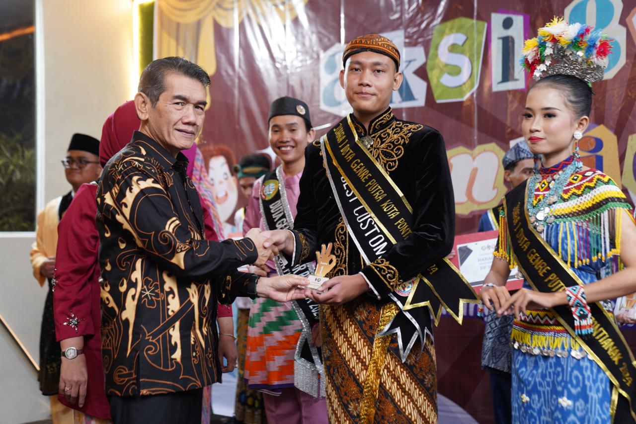 Safrita dan Hartono Terpilih Jadi Duta Genre Kota Pontianak 2024