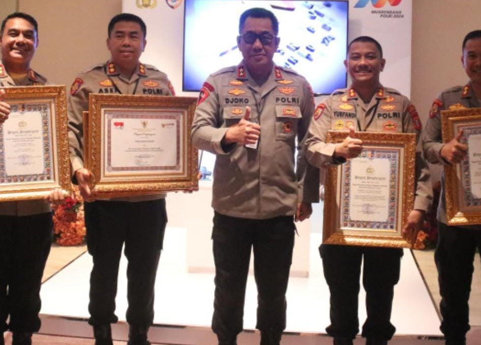 Enam Satuan Wilayah Polda Kalteng Raih Penghargaan Kemenpan RB