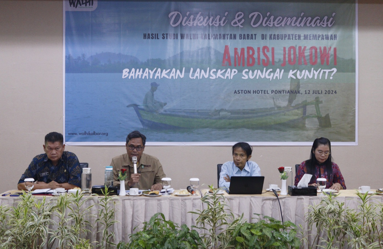 WALHI Kalbar : Smelter PT. BAI Ambisi Jokowi yang Bahaya bagi Lanskap Sungai Kunyit
