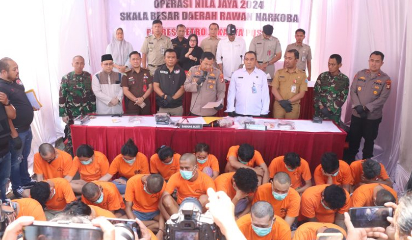 26 Pelaku Penyalahgunaan Narkoba di Jakarta Pusat Diciduk Polisi