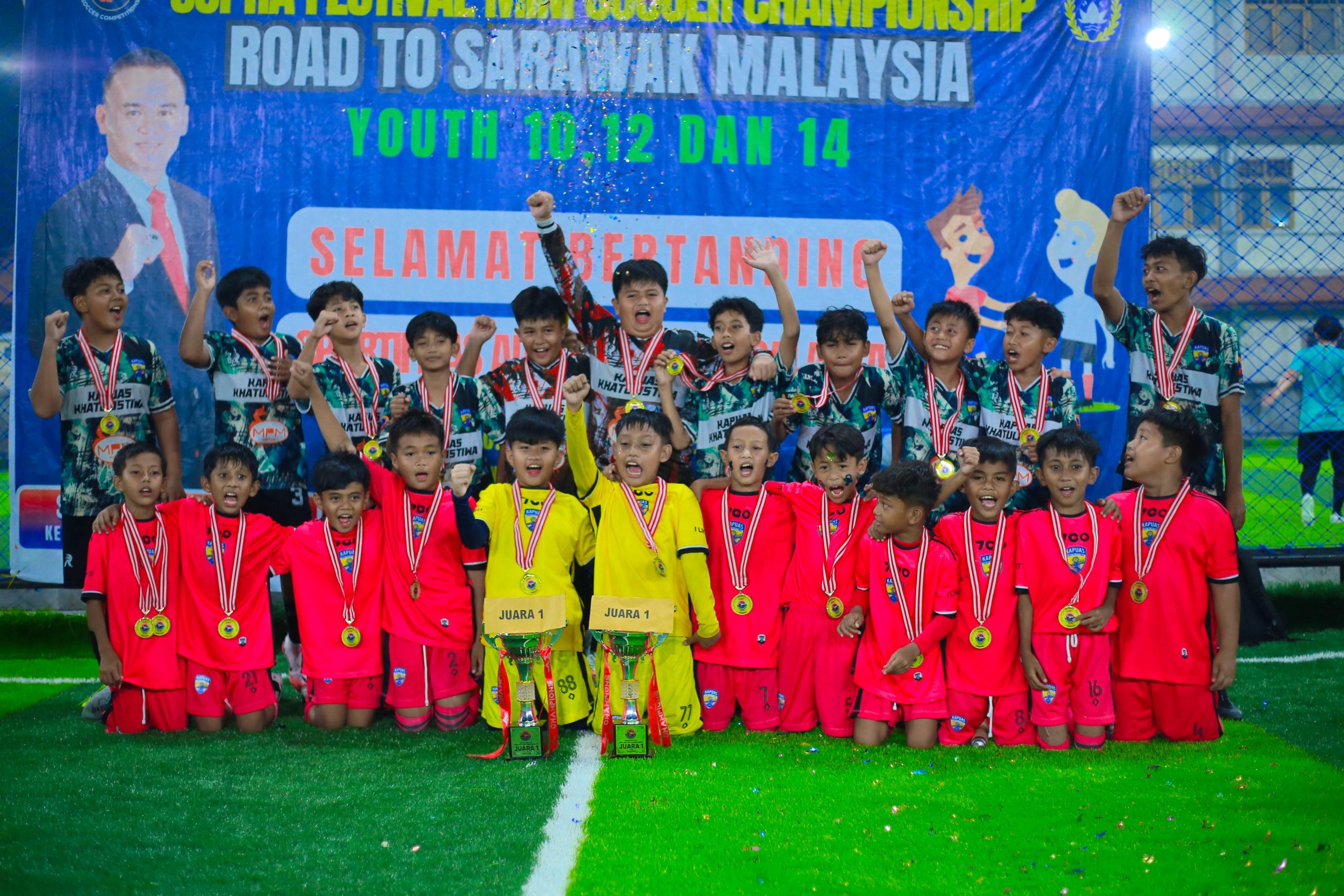 SSB Kapuas Khatulistiwa Borong Gelar Juara