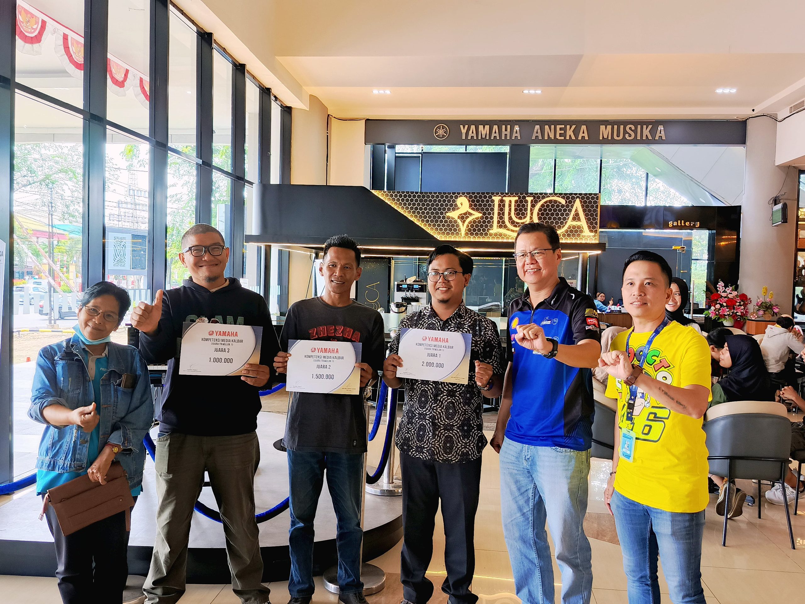 Yamaha Kalbar Umumkan Pemenang Journalist Competition Triwulan 1
