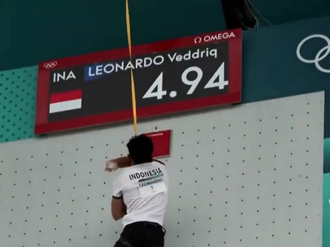 Veddriq Leonardo Buka Asa Medali Emas di Olimpiade Paris 2024