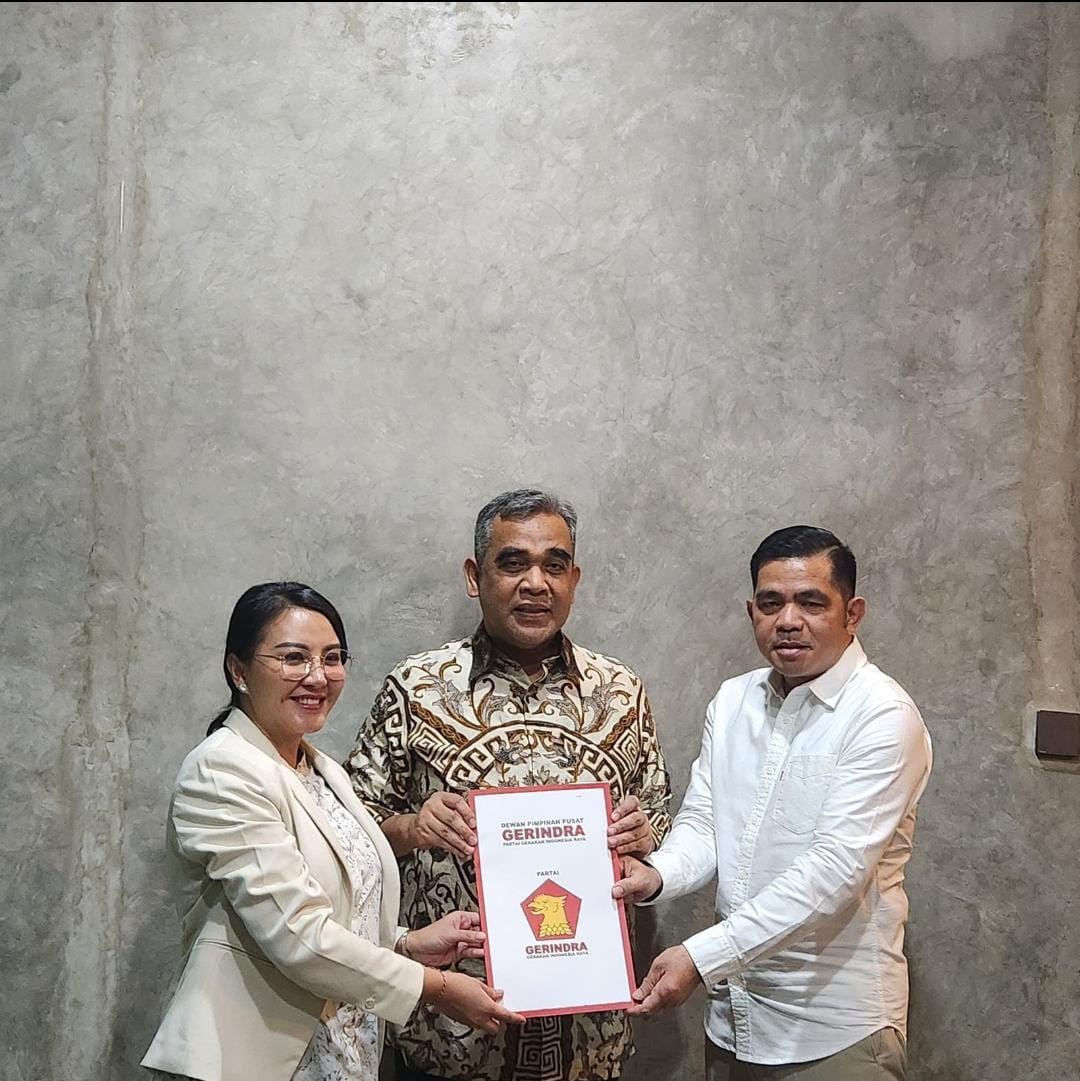 Karolin-Eri Terima Rekomendasi dari Sekjen DPP Gerindra, Ahmad Muzani untuk Maju Pilkada Landak