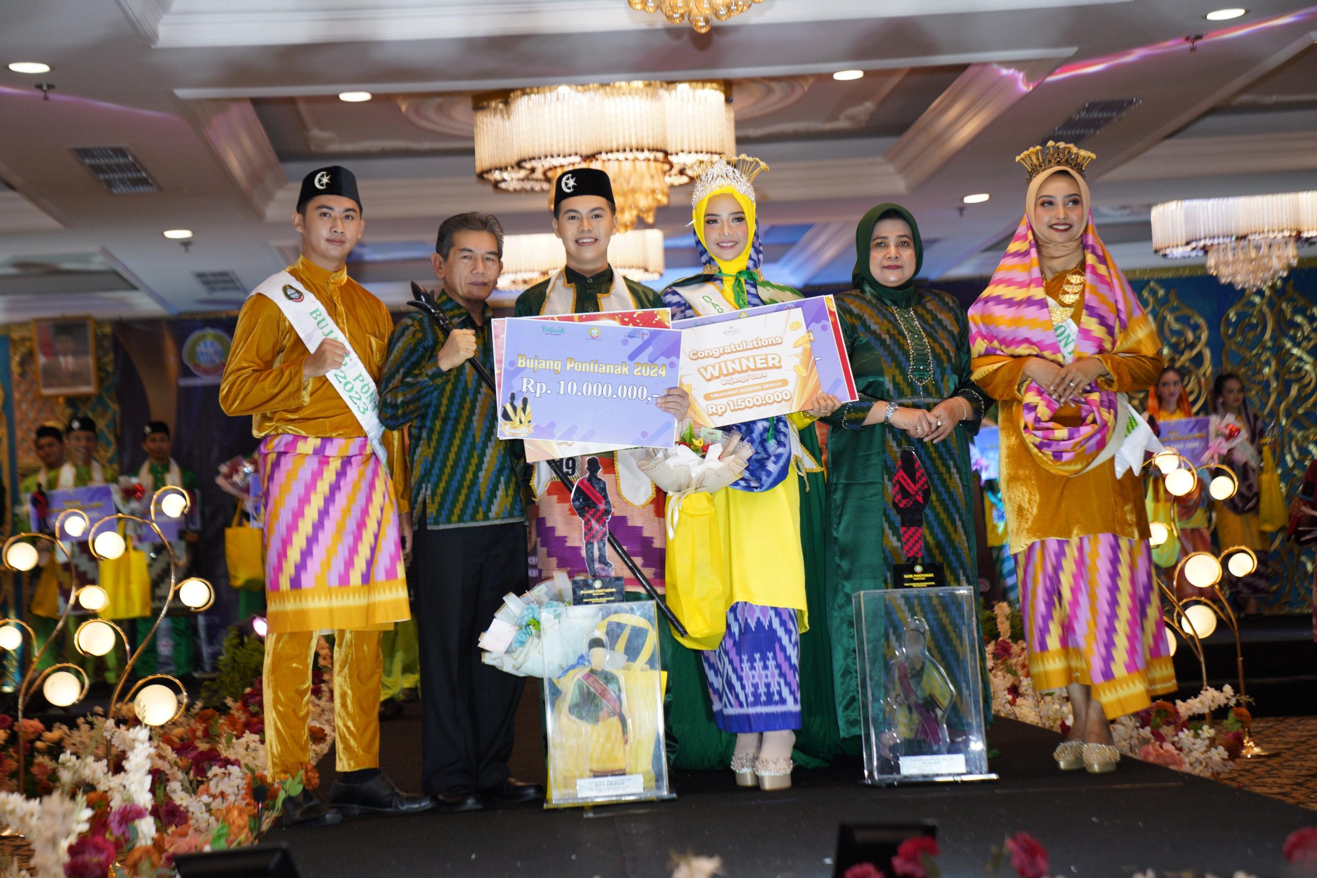 Rizqii dan Resta Dinobatkan Jadi Bujang Dare Pontianak 2024