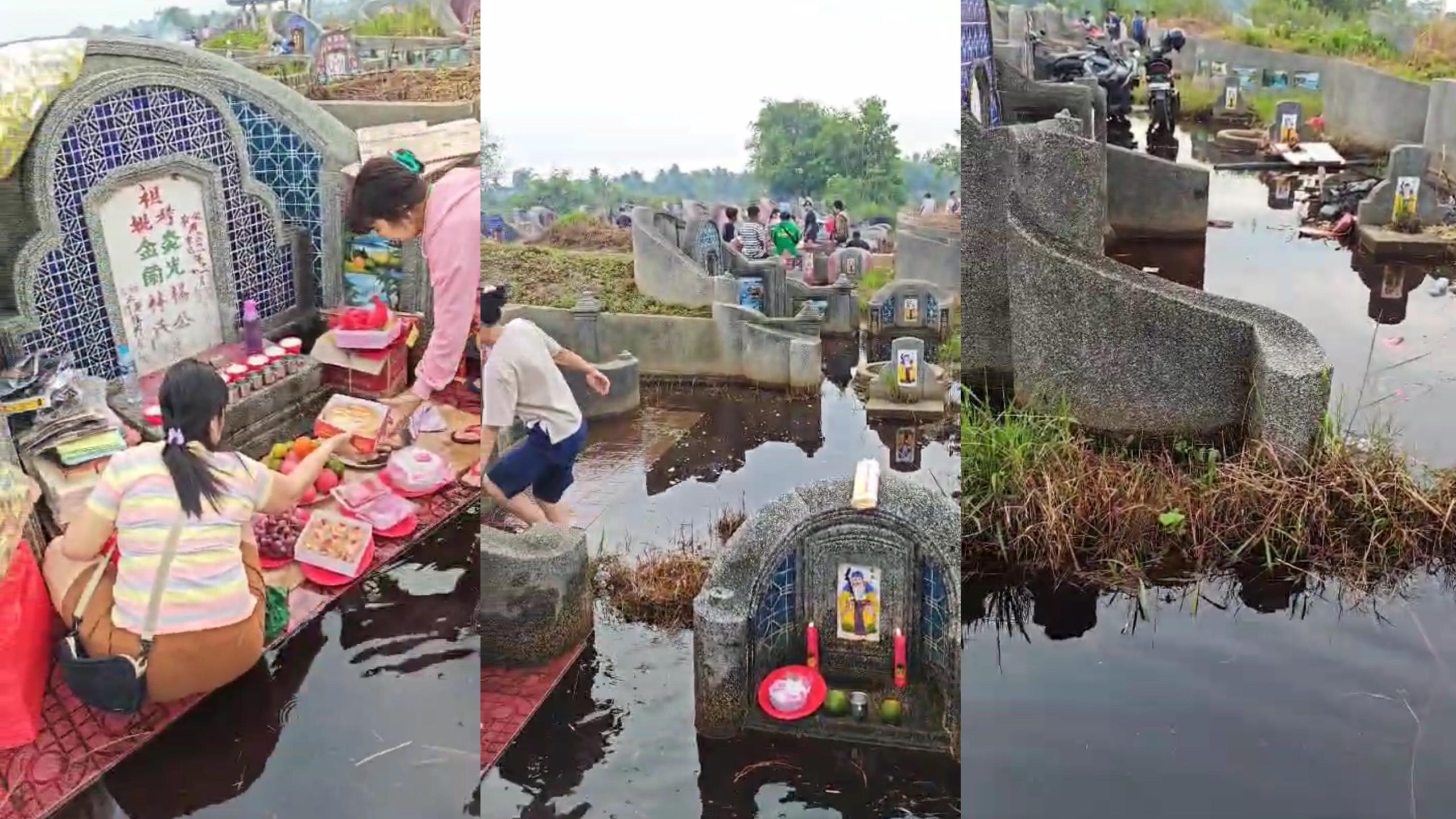 Ritual Sembahyang Kubur Terhambat, Warga Keluhkan Kondisi Pemakaman