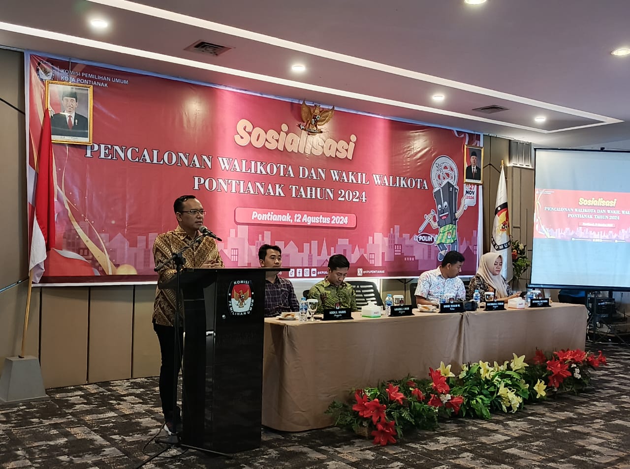 KPU Kota Pontianak Gelar Sosialisasi Pencalonan Walikota dan Wakil Walikota Pontianak