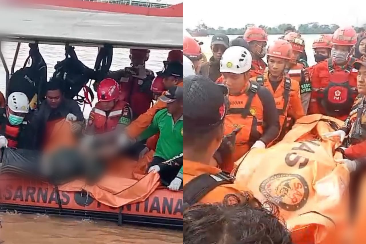 Mayat Pria Paruh Baya Ditemukan Mengambang di Tepian Sungai Kapuas