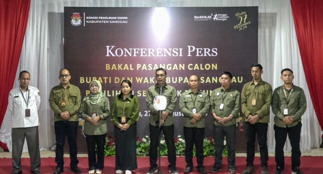 KPU Sanggau Resmi Tutup Pendaftaran, 3 Bacalon Dipastikan Maju di Pilkada
