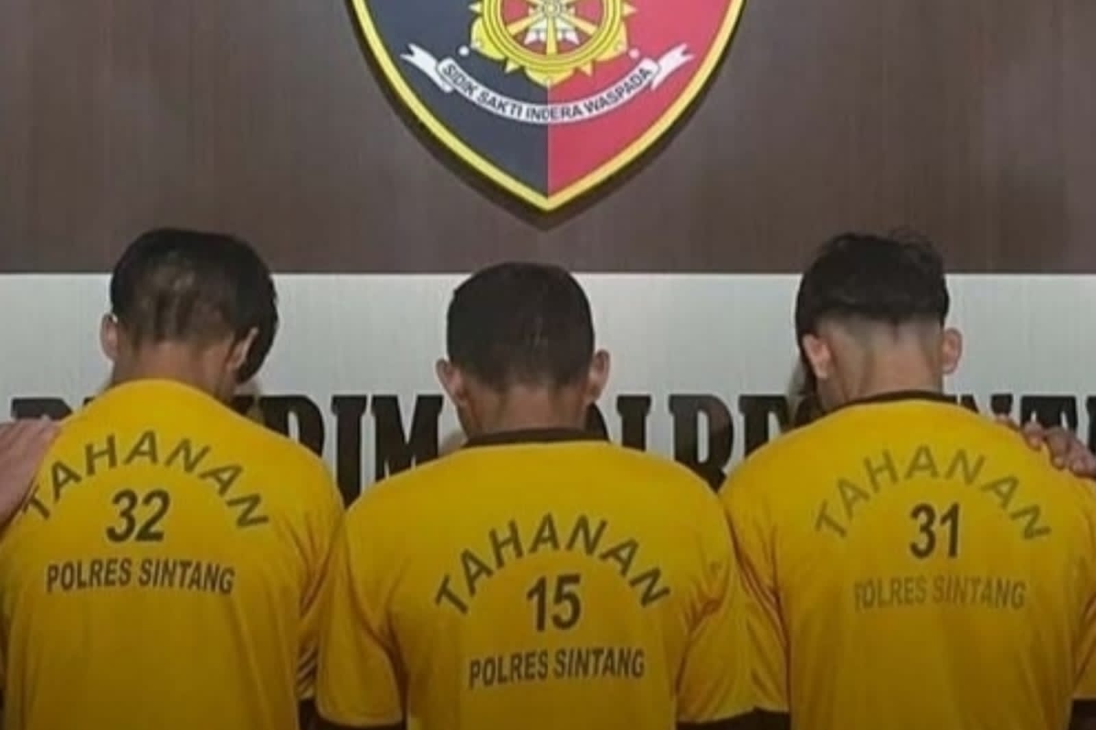 Tim Gabungan Polres Sintang Bekuk Tiga Pelaku Pembobol Rumah