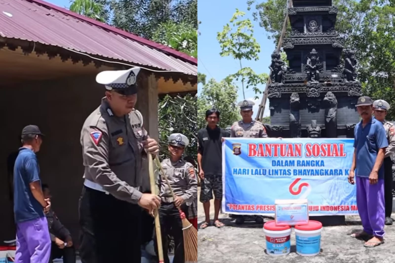 Menyambut HUT Lalulintas ke-69, Satlantas Polres Sintang Gelar Bhakti Religi
