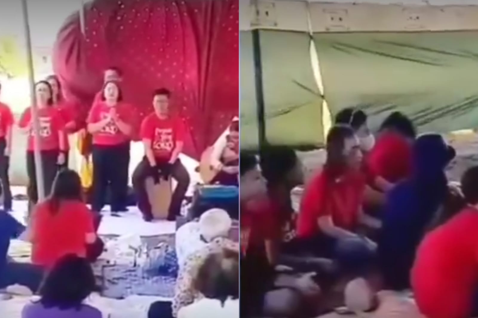 Terhambat Perizinan, Jemaat Gereja Gelar Ibadah di Bawah Tenda