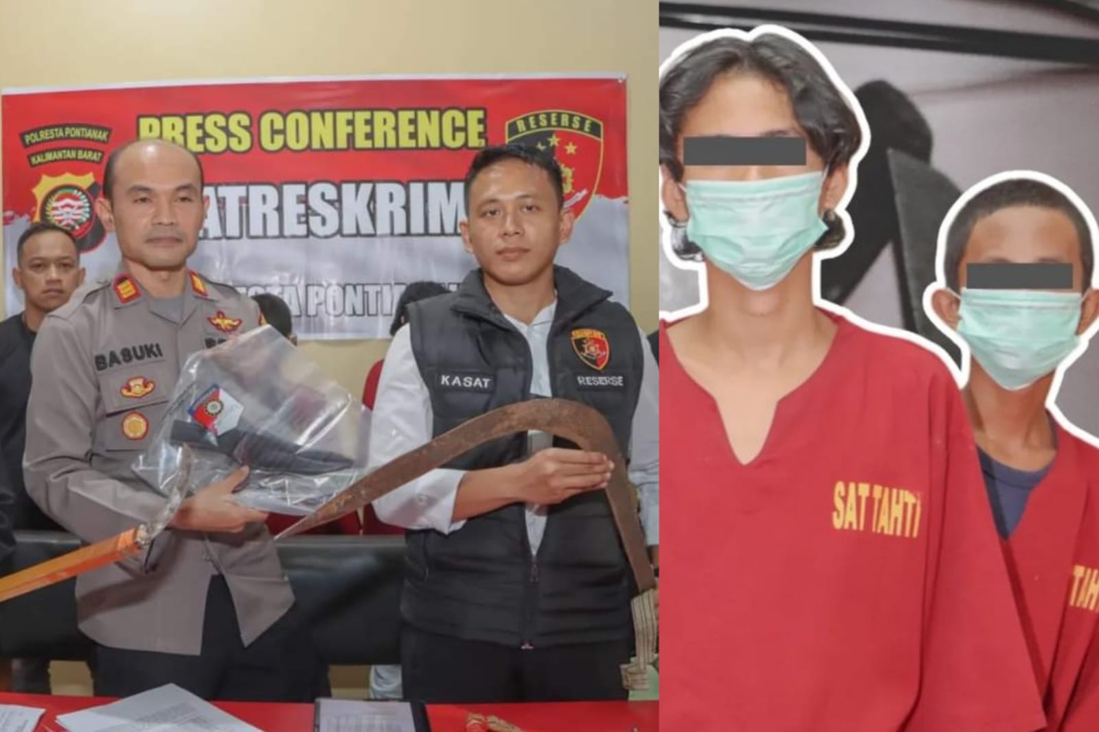 Kantongi Sajam untuk Tawuran, Dua Anggota Geng Motor Misteri Samar Ditetapkan Tersangka