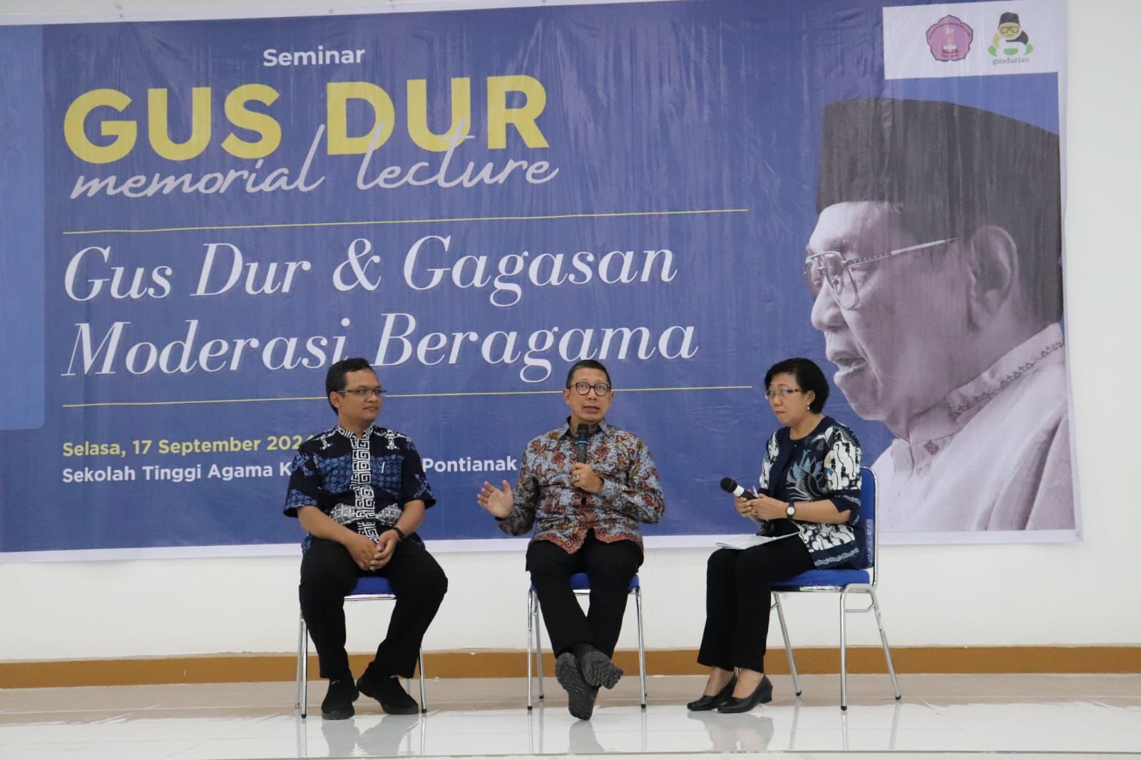 Gus Dur Memorial Lecture di STAKat Negeri Pontianak Bahas Moderasi Beragama