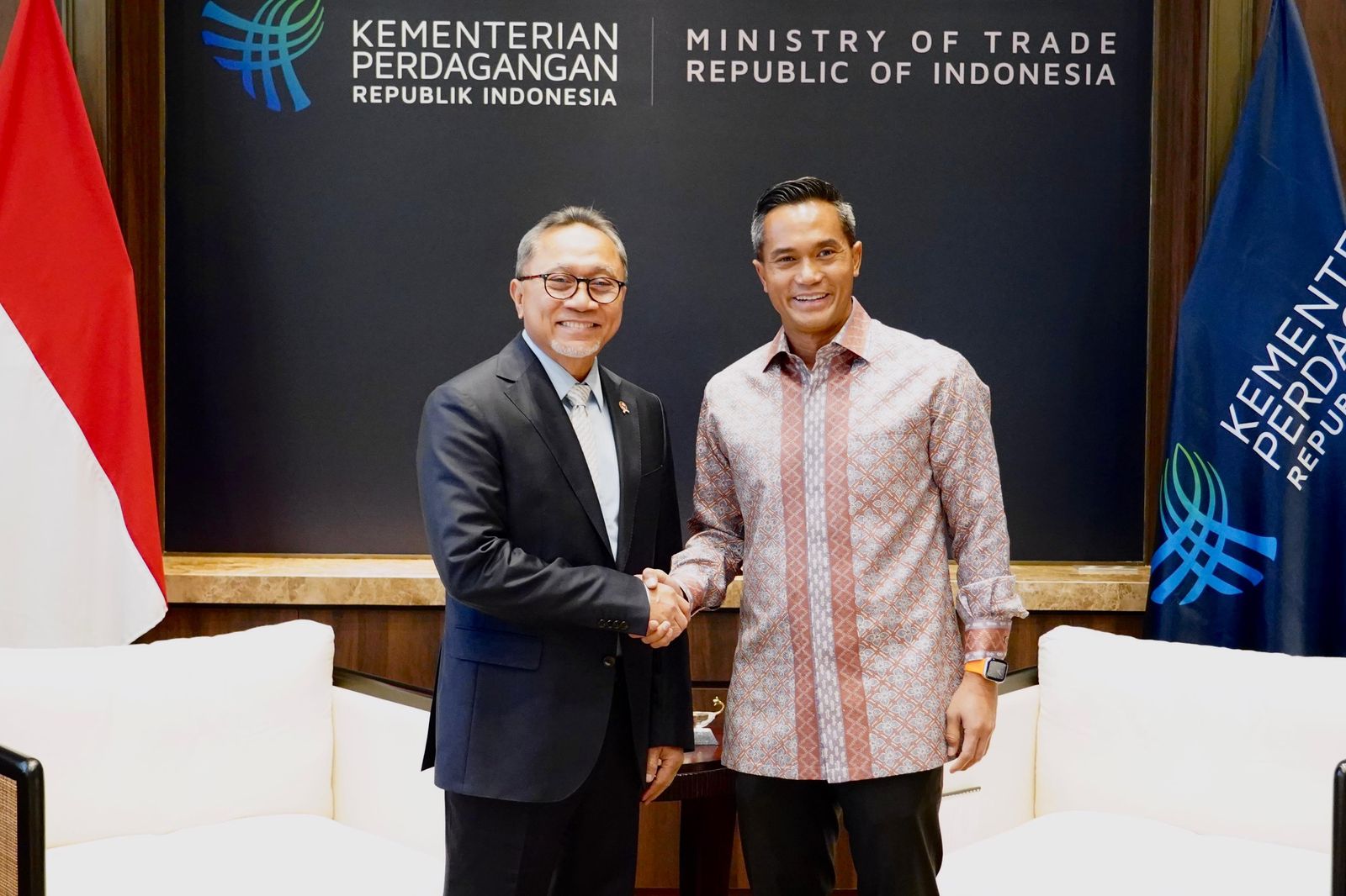 Zulhas Terima Hangat Kunjungan Ketua Kadin Baru, Anindya Bakrie