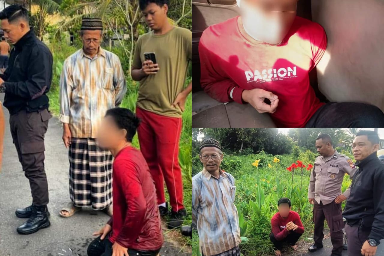 RZ Ditangkap Warga saat Hendak Membawa Motor Curian