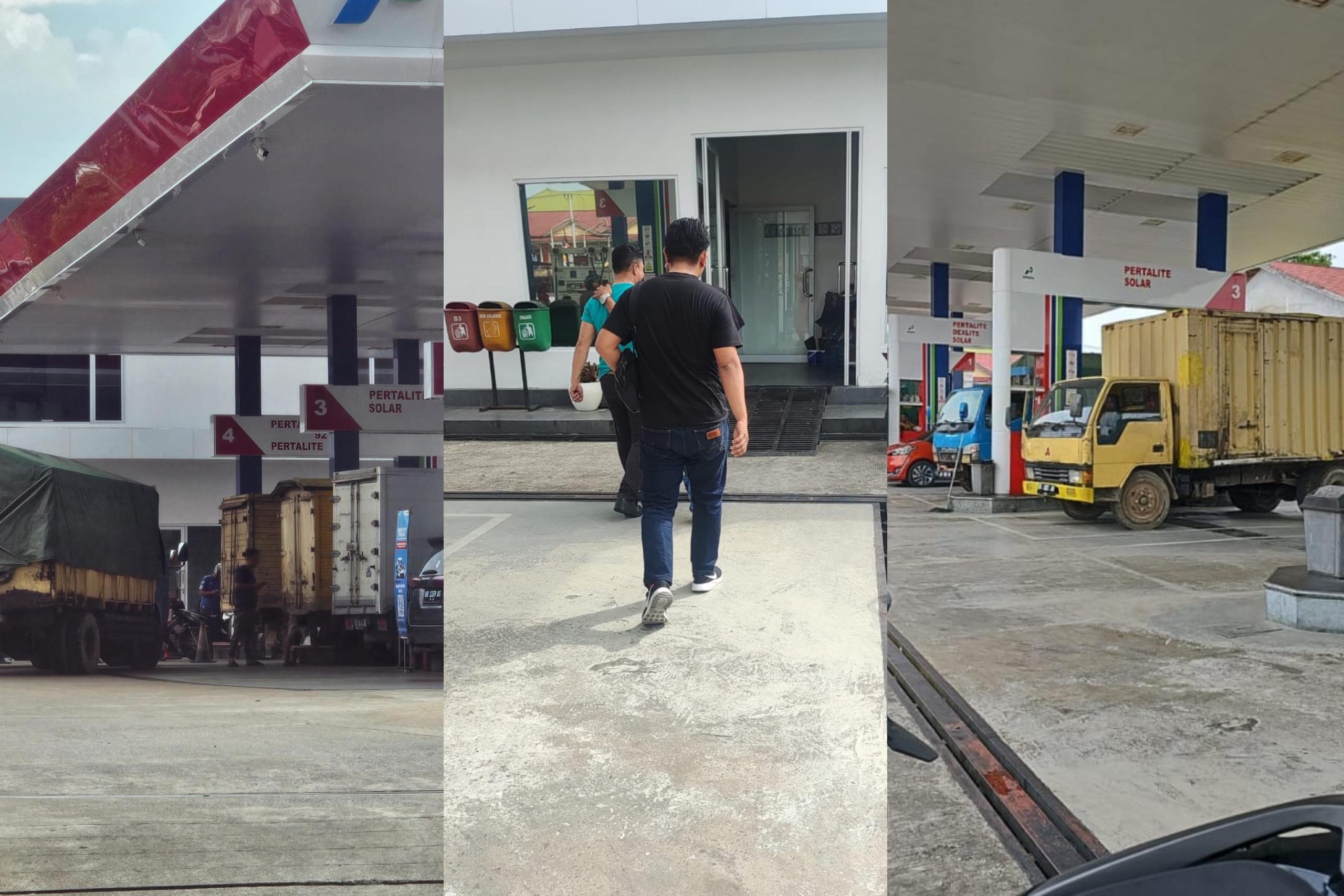Pengawas SPBU Wahidin  Beringas, Ada Dugaan Foto Joni Ungkap Penyelewengan Solar Subsidi