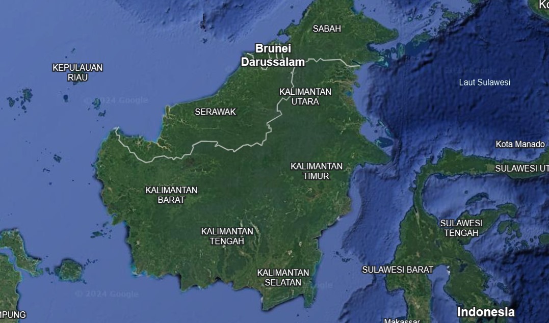 Lempeng Tektonik yang Hilang  20 Juta Tahun Ditemukan di Bawah Kalimantan