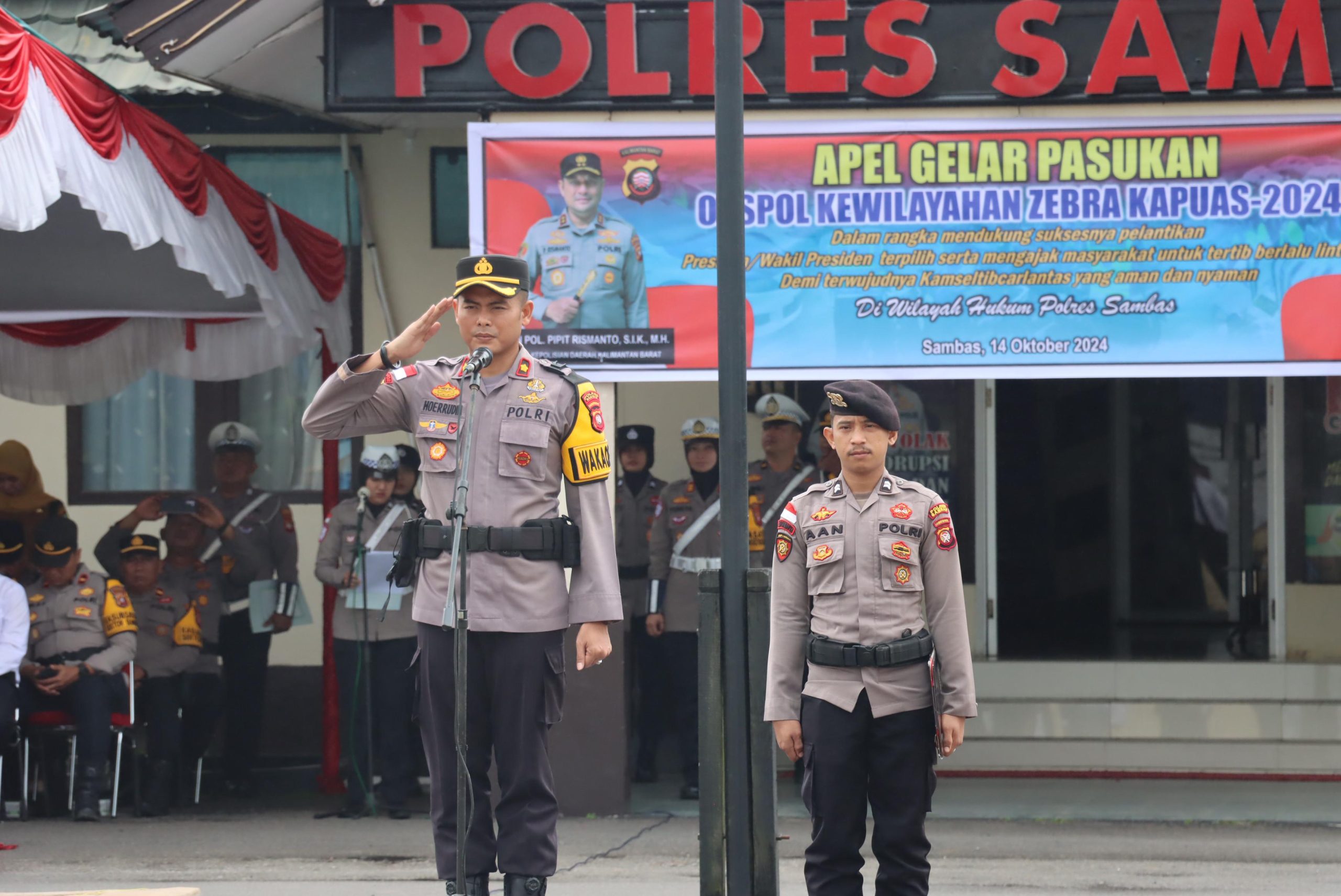 Wakapolres Sambas: Tertib Lalu Lintas Jadi Kunci Kondisi Kondusif