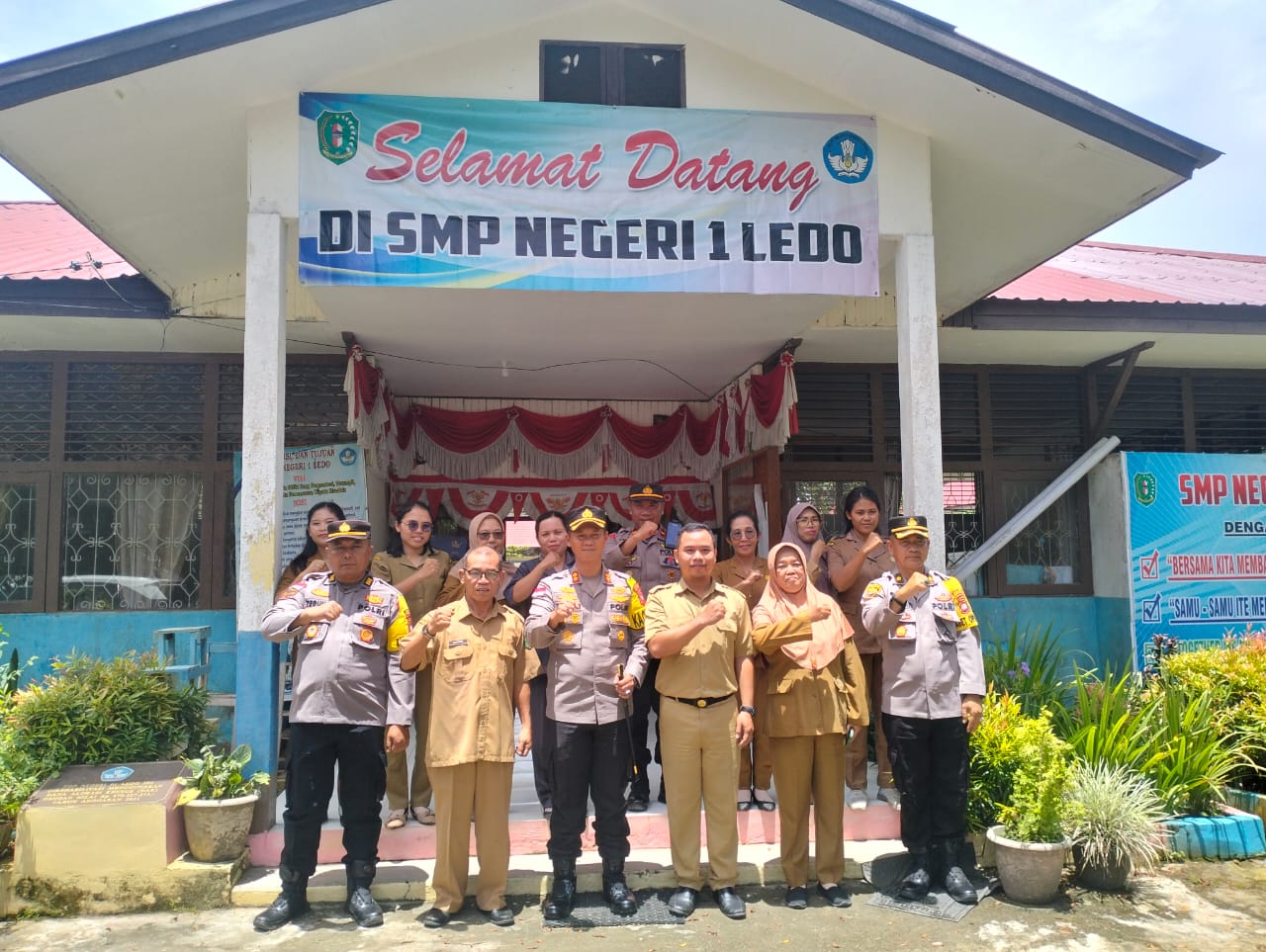Kapolres Bengkayang: Fasilitas Air Siap Minum di Sekolah Berfungsi Baik
