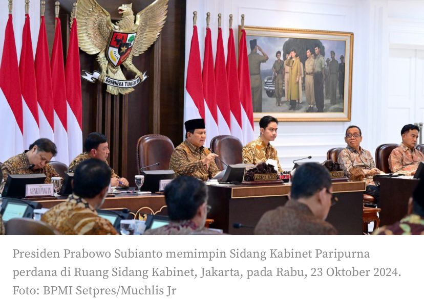 Presiden Prabowo Tegaskan Sinergi Program Kerja dan Hilirisasi Komoditas untuk Masa Depan Indonesia