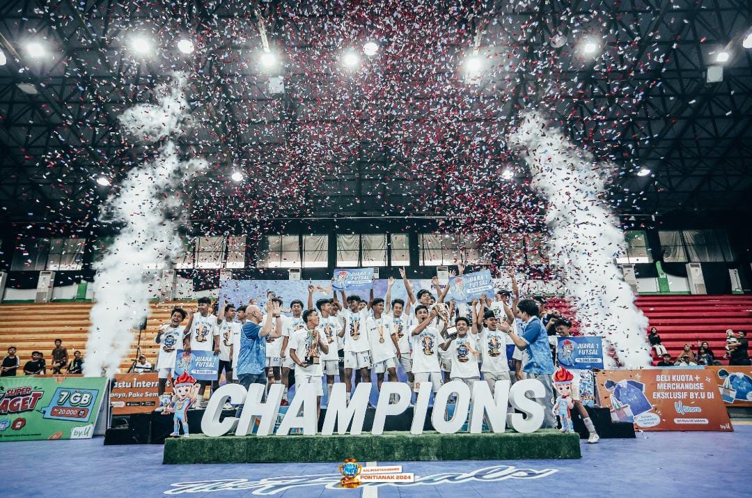 Juarai Turnamen Futsal Region Kalimantan-Pontianak, SMAN 4 Wakili Kalbar ke Nasional