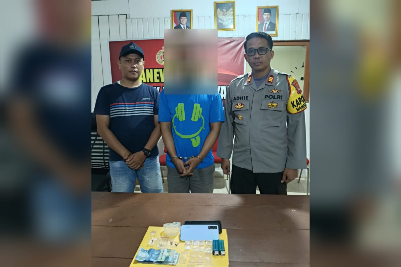 Warga Nanga Tayap Simpan Sabu di Rumah, 18 Paket Diamankan