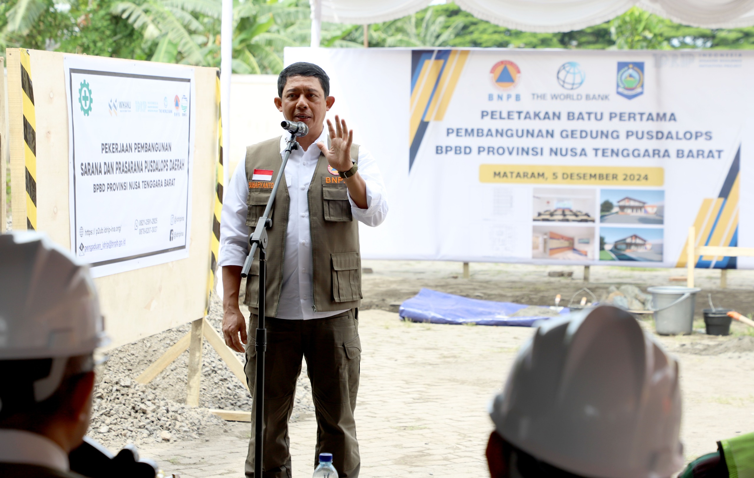 Tinggi Risiko Bencana di NTB, BNPB Bangun Gedung Pusat Pengendalian Operasi di Empat Titik