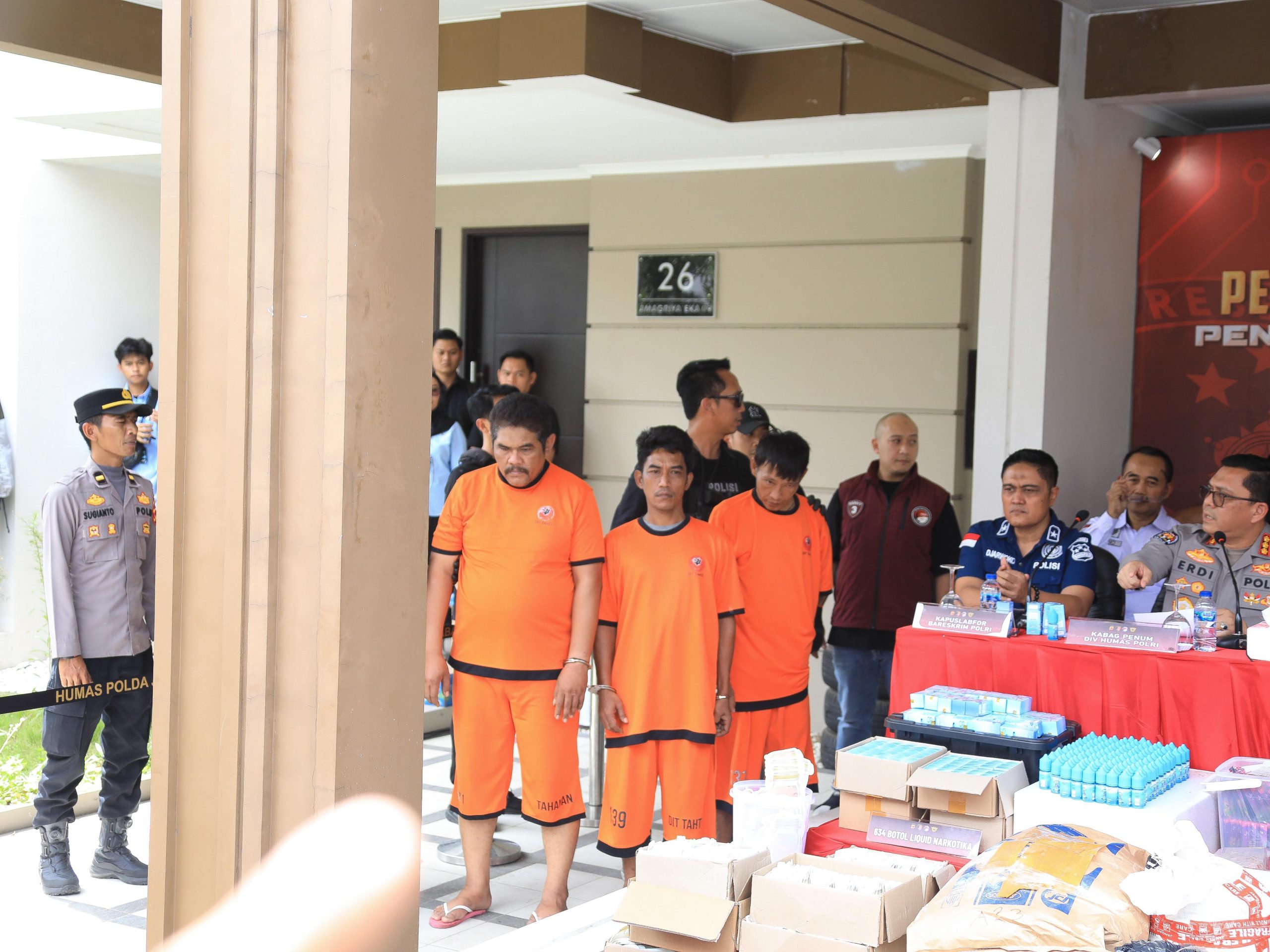 Bareskrim Polri Ungkap Jaringan Narkoba Internasional