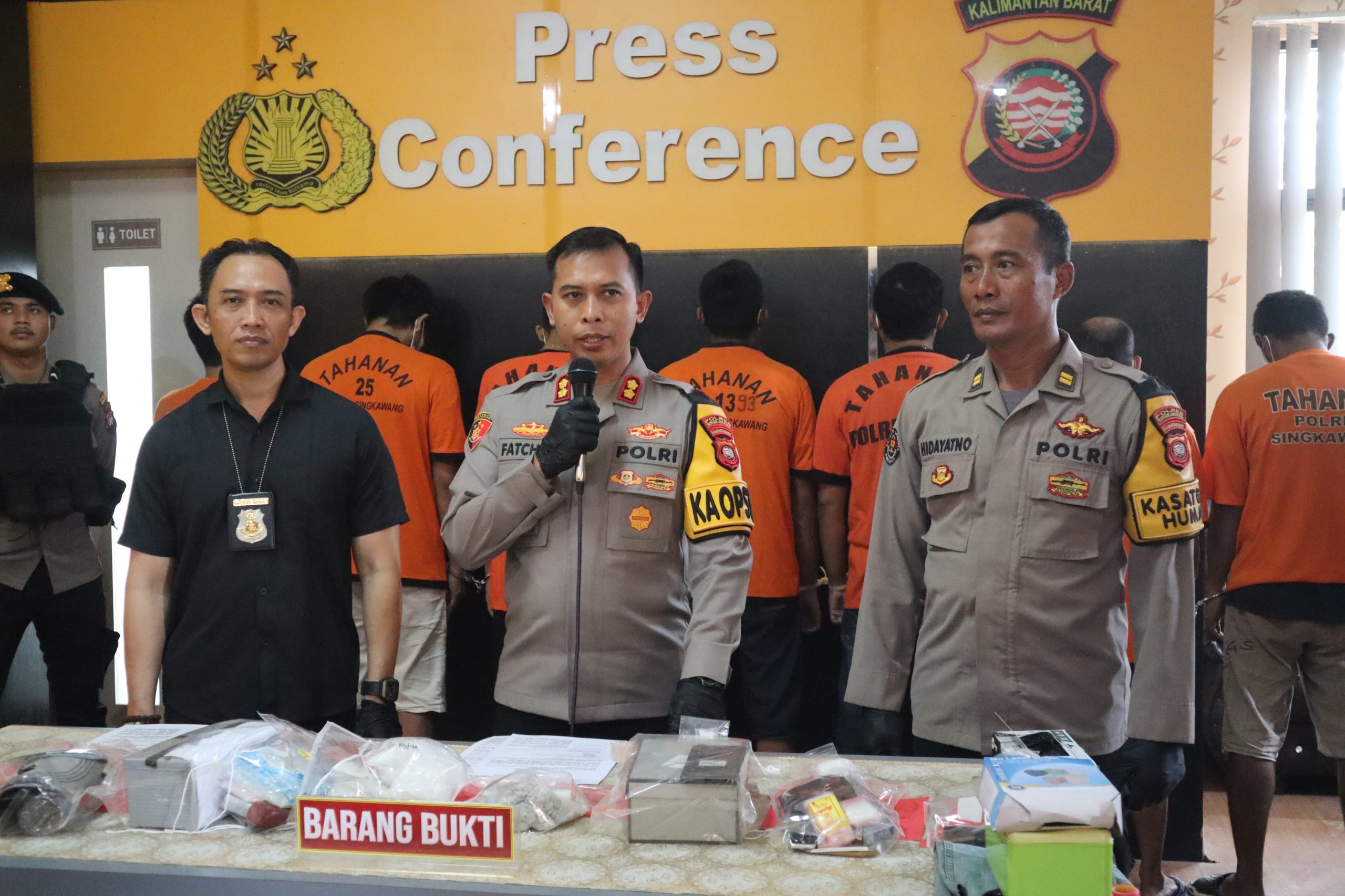Ungkap 6 Kasus Narkotika Sepanjang November-Desember di Singkawang, Kapolres: Penjualan dengan Sistem “Lempar”